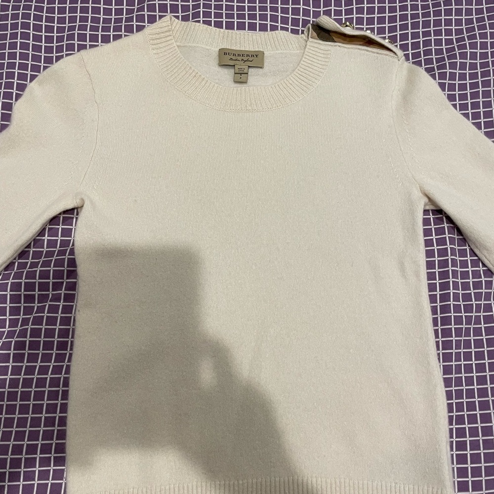 Burberry London Cashmere Crew Neck Sweater Size: S P